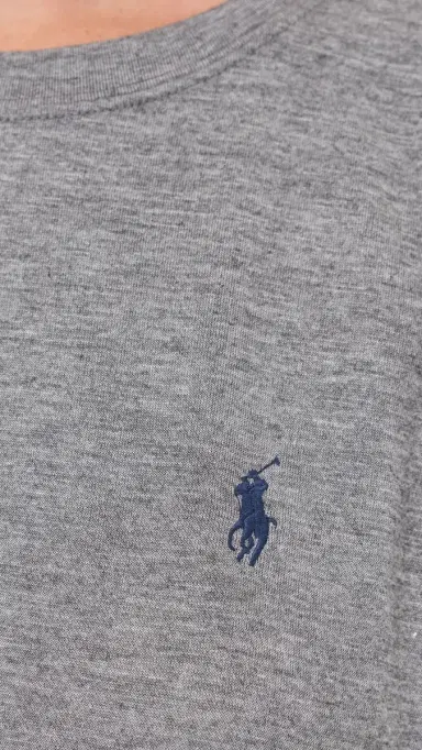 Polo Ralph Lauren Knit T-Shirt Dress Cobblestone Heather M | Thumbnail 6