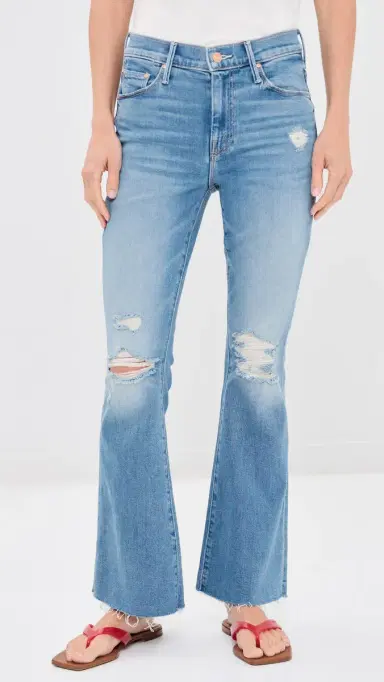 Mother Petite Lil Weekender Fray Jeans Chaos Is Calling | Thumbnail 2 Mother Petite Lil Weekender Fray Jeans Chaos Is Calling | Thumbnail 2
