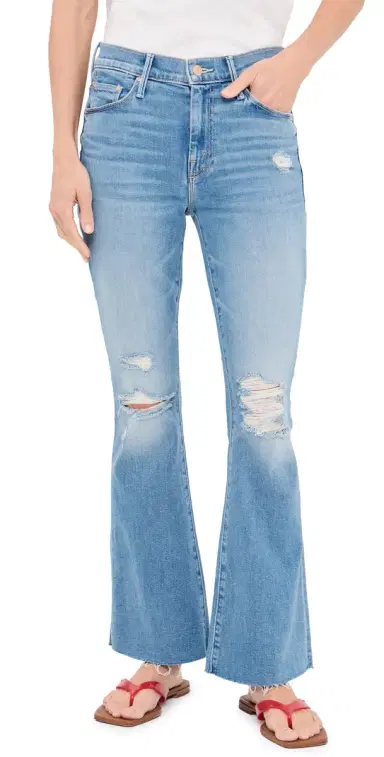 Mother Petite Lil Weekender Fray Jeans Chaos Is Calling | Thumbnail 1 Mother Petite Lil Weekender Fray Jeans Chaos Is Calling | Thumbnail 1