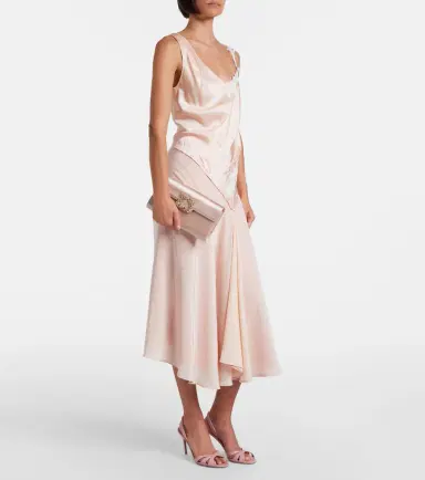 Roger Vivier Efflorescence embellished satin clutch | Thumbnail 5 Roger Vivier Efflorescence embellished satin clutch | Thumbnail 5