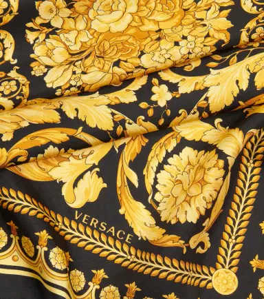 Versace Barocco silk scarf | Thumbnail 6