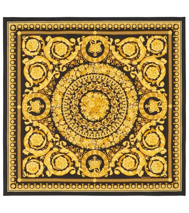 Barocco silk scarf