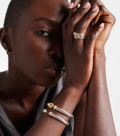 David Yurman DY Mercer 18kt gold and sterling silver ring with gemstones | Thumbnail 2 David Yurman DY Mercer 18kt gold and sterling silver ring with gemstones | Thumbnail 2