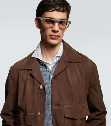 Brunello Cucinelli Rectangular glasses | Thumbnail 3 Brunello Cucinelli Rectangular glasses | Thumbnail 3