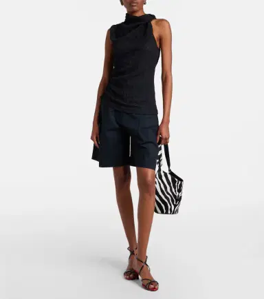 Proenza Schouler White Label Circe asymmetric lace top | Thumbnail 2 Proenza Schouler White Label Circe asymmetric lace top | Thumbnail 2