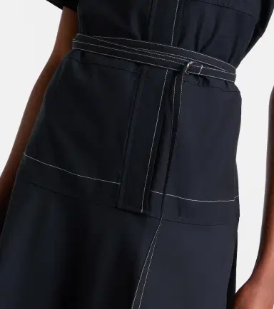 Proenza Schouler White Label Elizabeth belted midi dress | Thumbnail 2