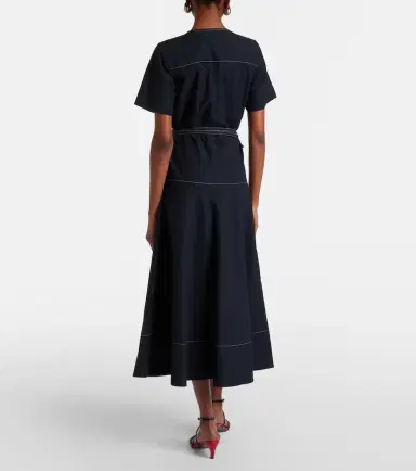 Proenza Schouler White Label Elizabeth belted midi dress | Thumbnail 5