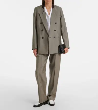Victoria Beckham Wool and mohair straight pants | Thumbnail 5 Victoria Beckham Wool and mohair straight pants | Thumbnail 5