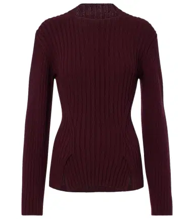 Victoria Beckham Ribbed-knit wool and cashmere sweater | Thumbnail 1