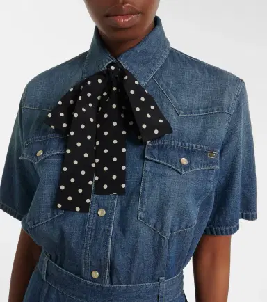 Valentino Belted denim polo dress | Thumbnail 2 Valentino Belted denim polo dress | Thumbnail 2