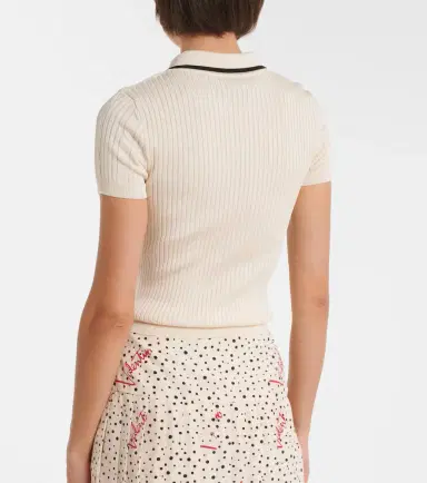 Valentino Logo cotton-blend top | Thumbnail 5 Valentino Logo cotton-blend top | Thumbnail 5