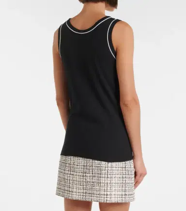 Valentino VLogo cotton jersey tank top | Thumbnail 4 Valentino VLogo cotton jersey tank top | Thumbnail 4