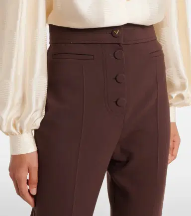 Valentino VGold wool-blend straight pants | Thumbnail 4