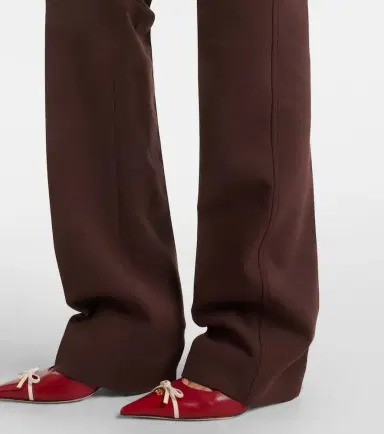 Valentino VGold wool-blend straight pants | Thumbnail 6