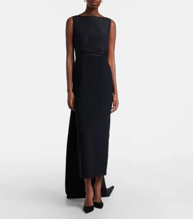 Carolina Herrera Bow-detail satin-trimmed faille gown | Thumbnail 5 Carolina Herrera Bow-detail satin-trimmed faille gown | Thumbnail 5
