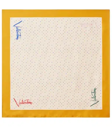 Valentino Polka-dot silk twill scarf | Thumbnail 1 Valentino Polka-dot silk twill scarf | Thumbnail 1