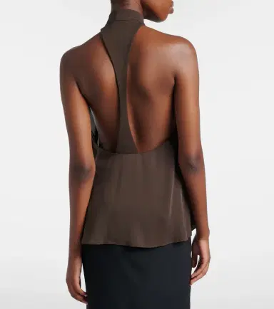 Tom Ford Tie-neck silk georgette top | Thumbnail 4 Tom Ford Tie-neck silk georgette top | Thumbnail 4