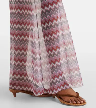Bananhot Solay chevron maxi skirt | Thumbnail 3