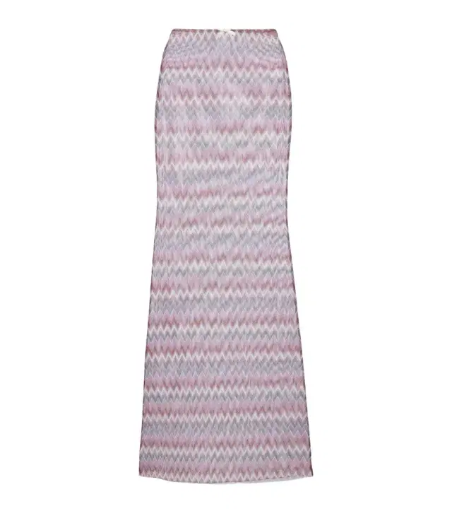 Bananhot Solay chevron maxi skirt