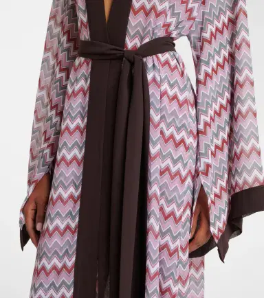 Bananhot Jim chevron cotton beach cover-up | Thumbnail 3