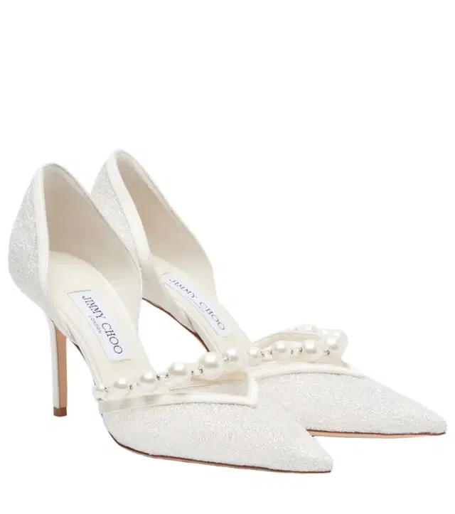Jimmy Choo Bridal Aurelie glitter pumps