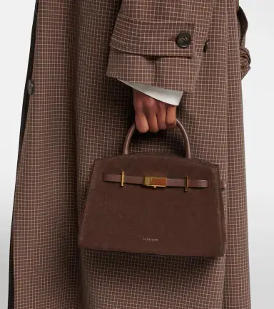 DeMellier Hudson Small suede top-handle bag | Thumbnail 4 DeMellier Hudson Small suede top-handle bag | Thumbnail 4