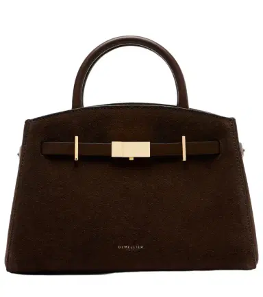 DeMellier Hudson Small suede top-handle bag | Thumbnail 1 DeMellier Hudson Small suede top-handle bag | Thumbnail 1