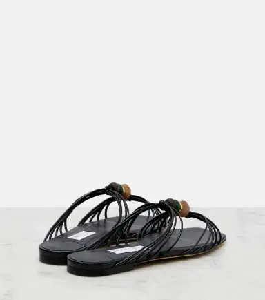 Jimmy Choo Lova embellished leather sandals | Thumbnail 2