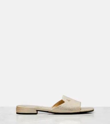 Jimmy Choo Dina metallic leather slides | Thumbnail 3 Jimmy Choo Dina metallic leather slides | Thumbnail 3