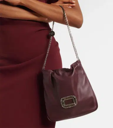 Roger Vivier Pilgrim Mini leather bucket bag | Thumbnail 5