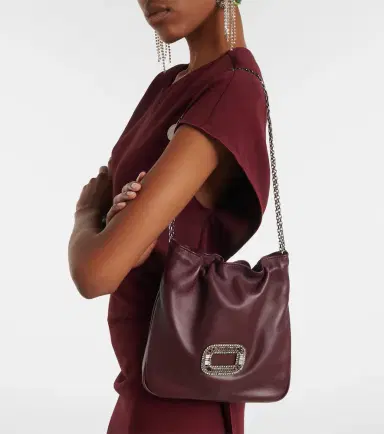 Roger Vivier Pilgrim Mini leather bucket bag | Thumbnail 7