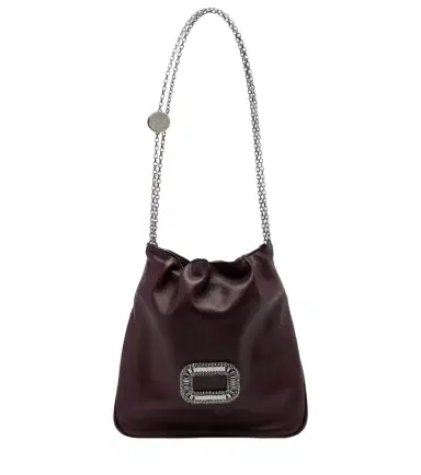 Roger Vivier Pilgrim Mini leather bucket bag | Thumbnail 1