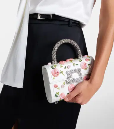 Roger Vivier Jewel Efflorescence Mini top-handle bag | Thumbnail 6