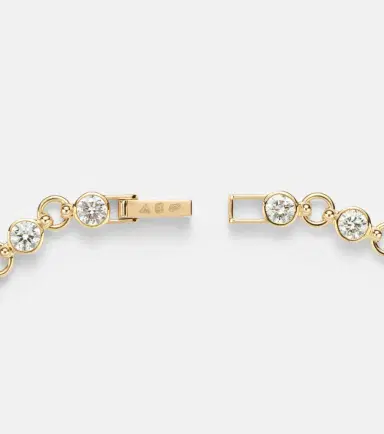 Foundrae Rivière 18kt gold chain bracelet with diamonds | Thumbnail 2