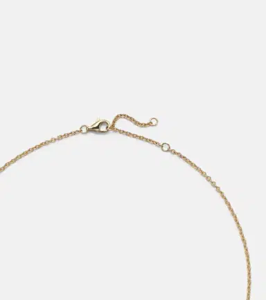 Yvonne Léon Yvonne Léon L'Acquarium 9kt gold pendant necklace with gemstones | Thumbnail 4