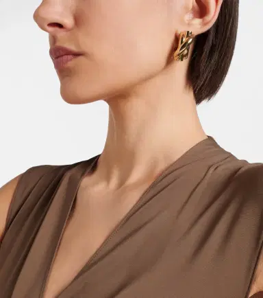 Ferragamo Gold-plated earrings | Thumbnail 6 Ferragamo Gold-plated earrings | Thumbnail 6