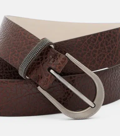 Brunello Cucinelli Monili leather belt | Thumbnail 2