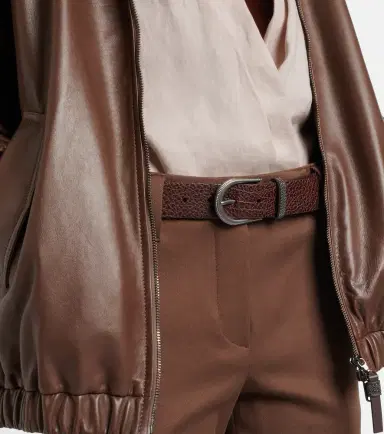 Brunello Cucinelli Monili leather belt | Thumbnail 3
