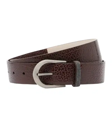 Brunello Cucinelli Monili leather belt | Thumbnail 1
