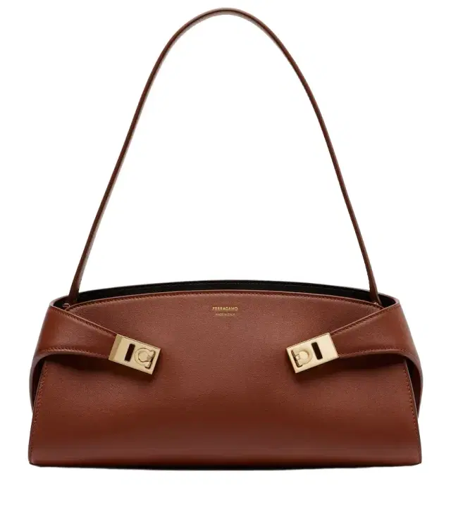 Ferragamo Hug East-West Small leather shoulder bag