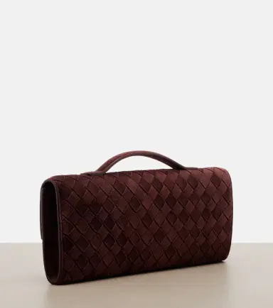Bottega Veneta Andiamo suede clutch | Thumbnail 3 Bottega Veneta Andiamo suede clutch | Thumbnail 3