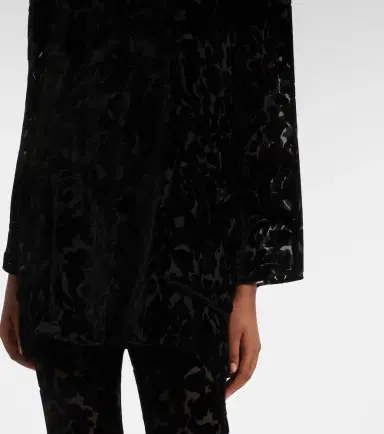 Gucci Floral devoré velour shirt | Thumbnail 3 Gucci Floral devoré velour shirt | Thumbnail 3