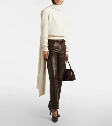 Magda Butrym Draped scarf-detail sweatshirt | Thumbnail 2