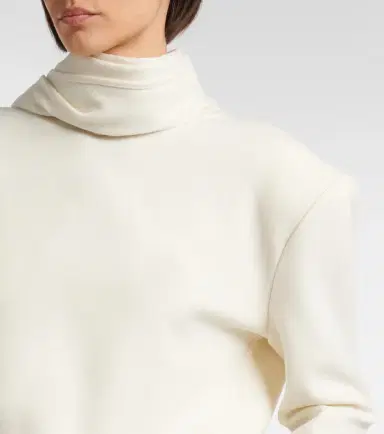 Magda Butrym Draped scarf-detail sweatshirt | Thumbnail 4