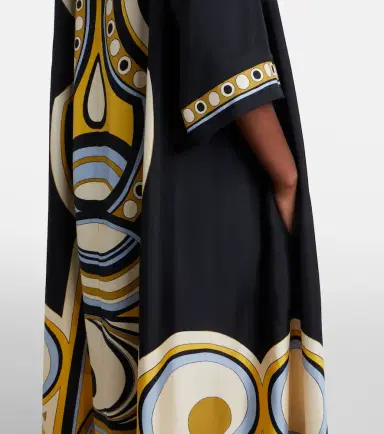 La DoubleJ Muumuu printed silk twill maxi dress | Thumbnail 6
