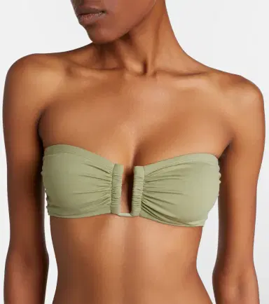 Eres Show gathered bandeau bikini top | Thumbnail 2