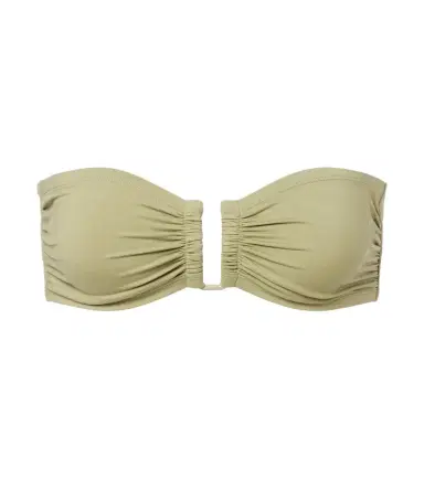 Eres Show gathered bandeau bikini top | Thumbnail 1