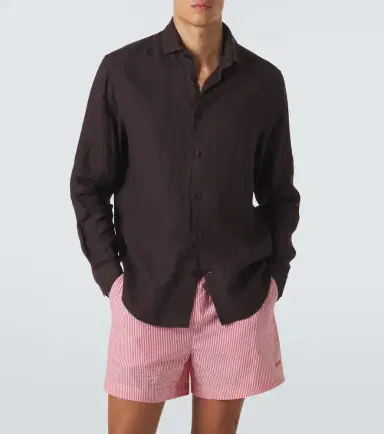 Frescobol Carioca Antonio linen shirt | Thumbnail 2