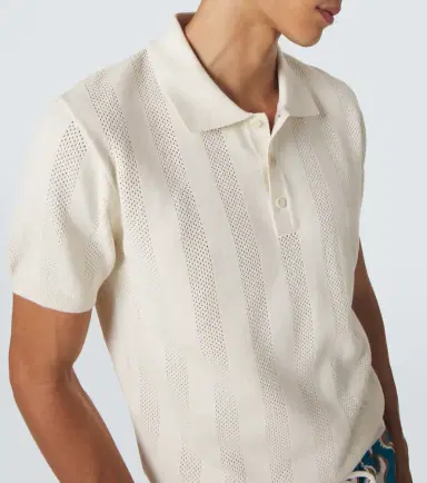Frescobol Carioca Vidal striped cotton jacquard polo shirt | Thumbnail 3