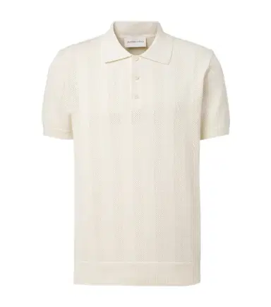 Frescobol Carioca Vidal striped cotton jacquard polo shirt | Thumbnail 1